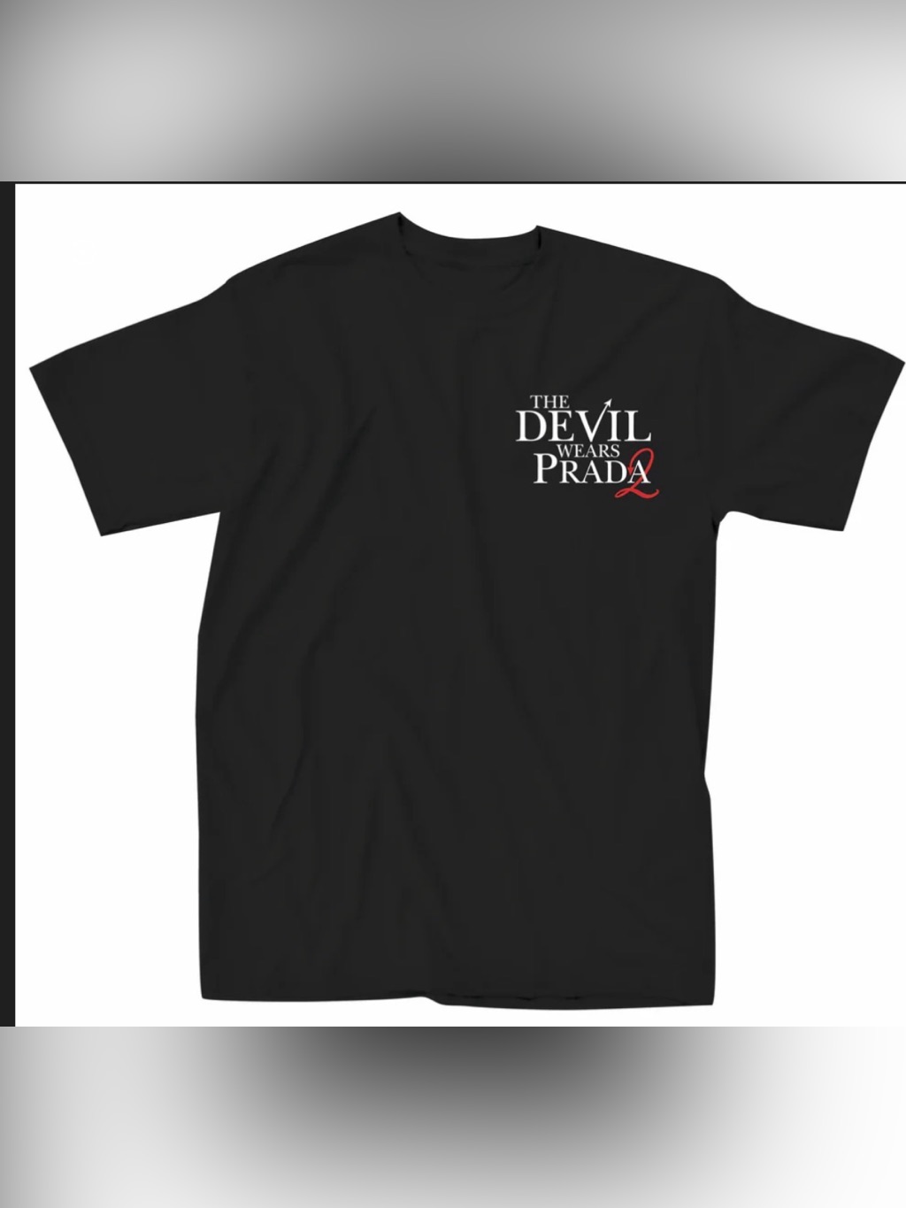 The Devil Wears Prada Crewneck Logo Tee - Black